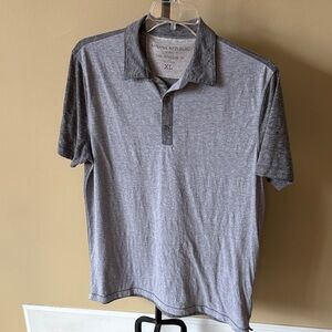 Banana Republic Heather Gray Polo Shirt XL